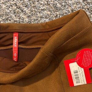 SPANX faux suede leggings new w/ tags